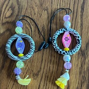 Colorful Beaded Car Charms
